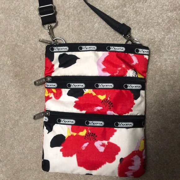 Hibiscus print LeSportsac crossbody bag - Picture 2 of 8